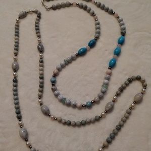 Two companion necklaces.